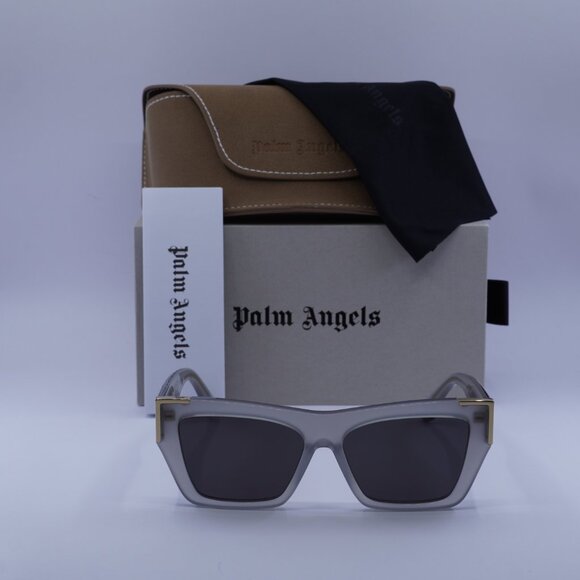 Palm Angels PERI099 HOLLYWOOD 0907 Cat Eye Sunglasses - Grey/Dark Grey - Picture 3 of 11